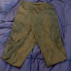 Faux leather snakeskin leggings